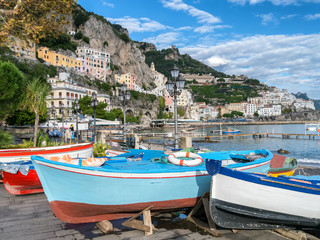 Fototapeta na wymiar Amalfi portu
