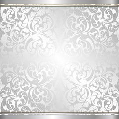 silver background