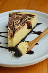 marble cheesecake