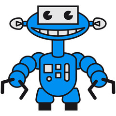 Funny Robot Boy