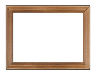 wooden frame isolate