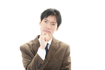 苦悩するビジネスマン