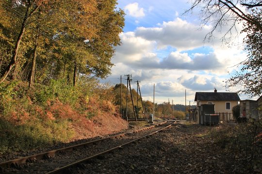 franchissement d'un passage &agrave; niveau.