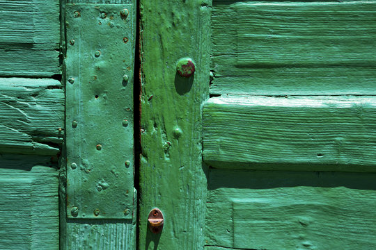 lanzarote abstract door wood green