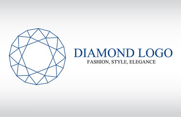Diamond logo, fashion logo
