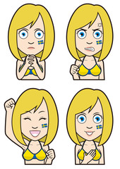 スウェーデン代表サポーター2