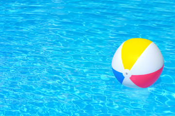 Inflatable colorful ball