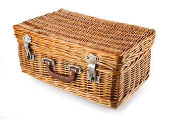 wicker picnic basket
