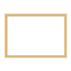 Bilderrahmen, helles Holz