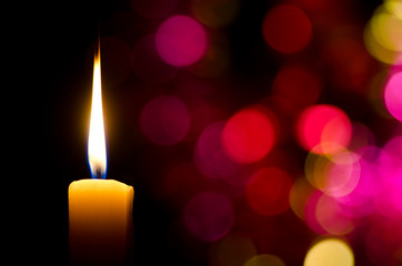 Burning candle