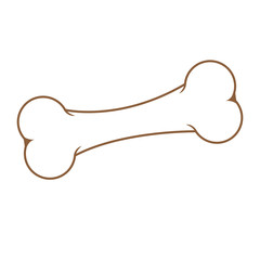 Dog Bone. Vector Illustration