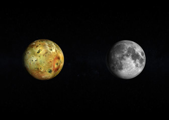 Io and the Moon