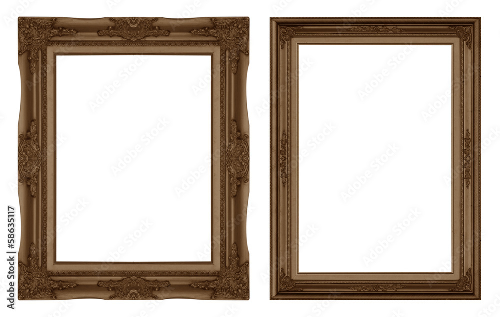 Wall mural picture frame