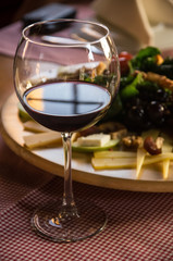 Glass of wine