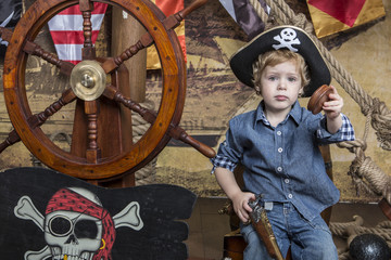 Young pirate captain