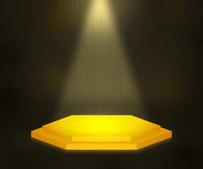 Gold Platform Stage