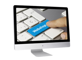 Webshop. Modern computer