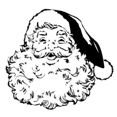 Weihnachten Weihnachtsmann Silhouette Vektor