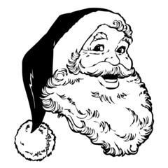 Weihnachten Weihnachtsmann Silhouette Vektor
