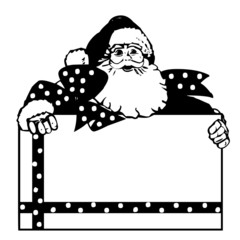 Weihnachten Weihnachtsmann Silhouette Vektor