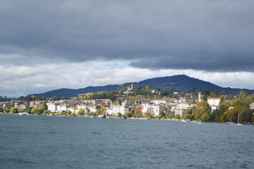 Fototapeta na wymiar View of Montreux, Switzerland
