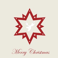Merry Christmas, deer, reindeer