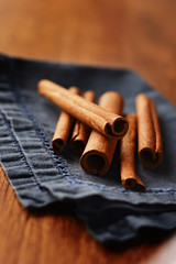 Spicy fresh cinnamon sticks