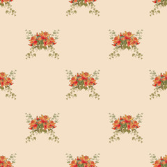 Rose seamless pattern