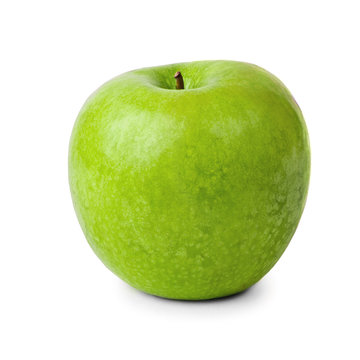 Studio shot of green apple