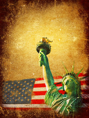 America grunge background