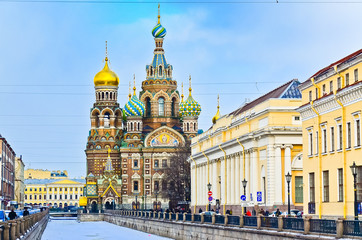 Obraz premium Church on Spilled Blood. Saint-Petersburg. Russia