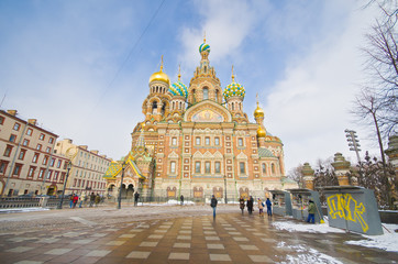 Church on Spilled Blood. Saint-Petersburg. Russia