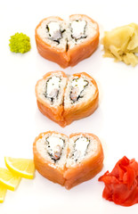 delicious seafood sushi at a Japanese restaurant
