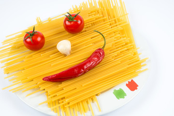 Spaghetti con pomodoro creativo