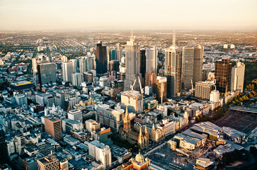 Fototapeta premium Miasto Melbourne