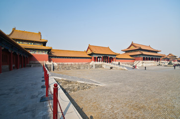 Naklejka premium The Forbidden City was the Chinese imperial palace from the Ming