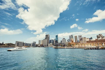 Fotobehang Stad aan het water View of Sydney Harbour