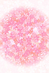 桜　さくら　年賀状　背景