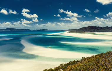 Whitehaven beach in Australia
