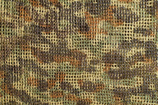 Closeup photo of camouflage pattern