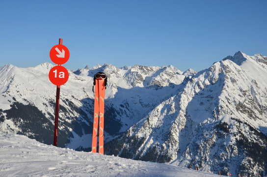 Piste, Ski, Panorama, Berge