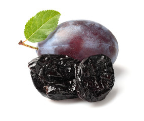 Prune with plum
