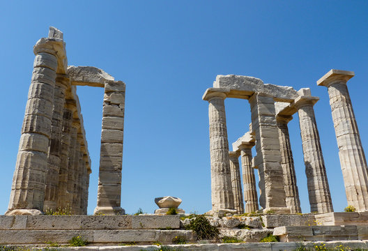 Temple of Poseidon in Sounio Greece