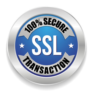 Blue SSL secure transaction seal