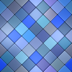 Blue vintage mosaic