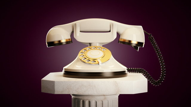 Vintage phone call