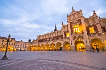 Wall murals Krakau The Main Market Square in Cracow is the most important square of