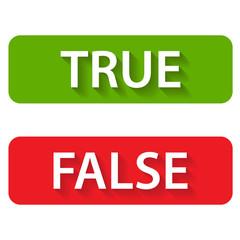 True and false icons