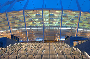 Obraz premium schody na stadion piłkarski