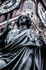 Monument of great astronomer Nicolaus Copernicus, Torun, Poland © Curioso.Photography